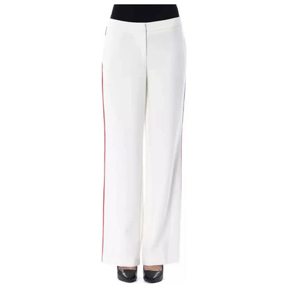 BYBLOS White Polyester Women Pants