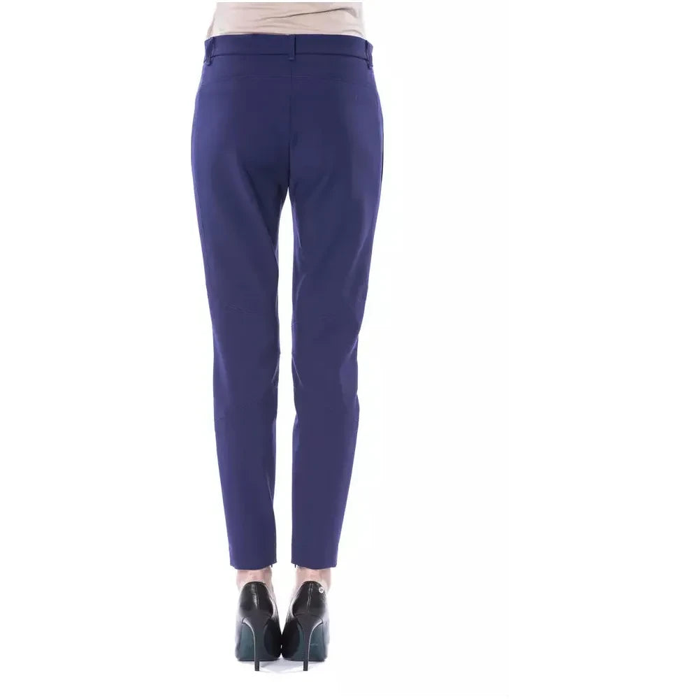 BYBLOS Blue Polyester Women Pant BYBLOS