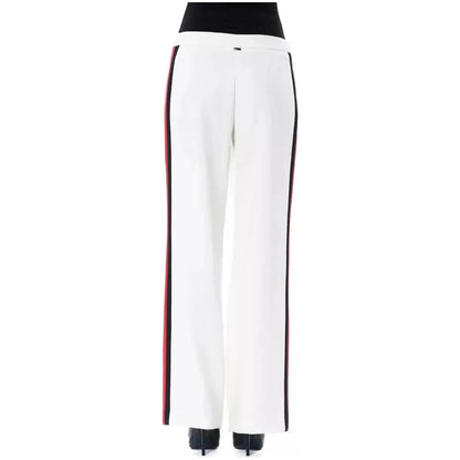 BYBLOS White Polyester Women Pants