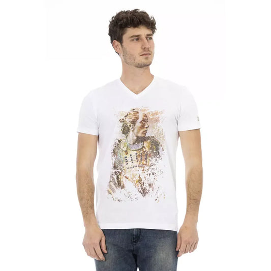 Trussardi Action White Cotton T-Shirt
