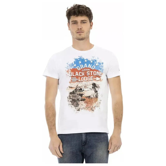 Trussardi Action White Cotton Men's T-Shirt