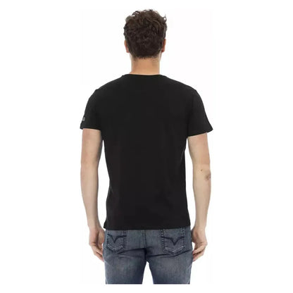 Trussardi Action Black Cotton Men's T-Shirt