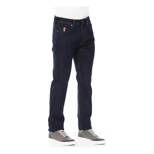 Baldinini Trend Blue Cotton Men Jean Baldinini Trend