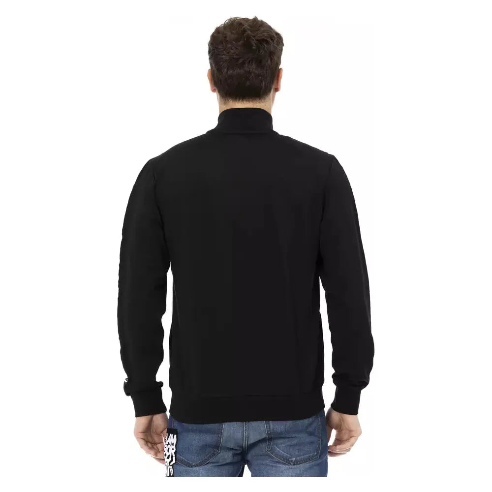 Automobili Lamborghini Black Polyester Men Sweatshirt Automobili Lamborghini