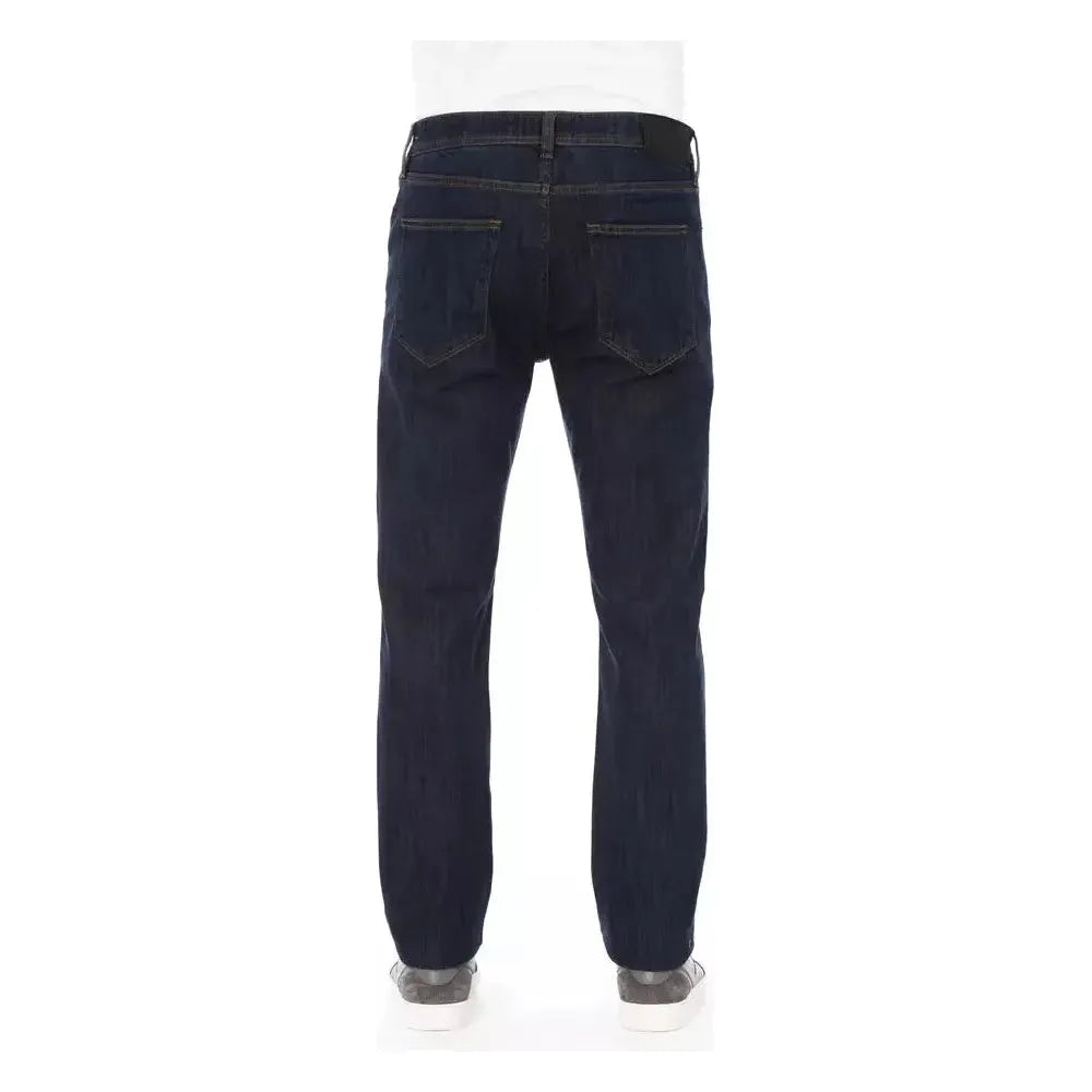 Baldinini Trend Blue Cotton Men Jean Baldinini Trend