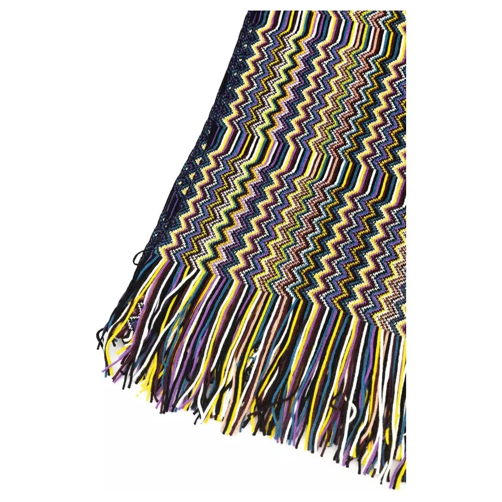 Missoni Multicolor Wool Women Scarf Missoni