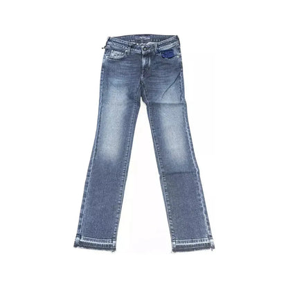 Jacob Cohen Blue Cotton Women Jeans