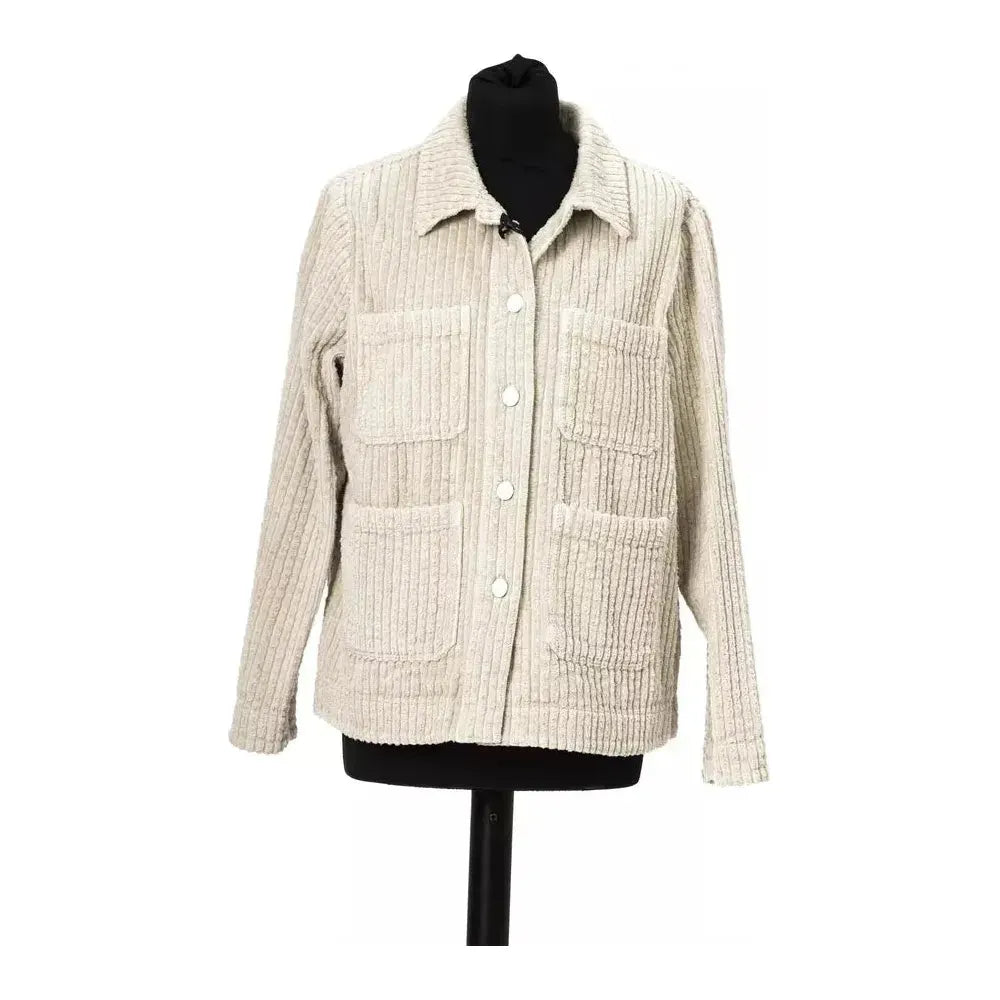 Jacob Cohen White Cotton Women Blazer Blazer Jacket Jacob Cohen