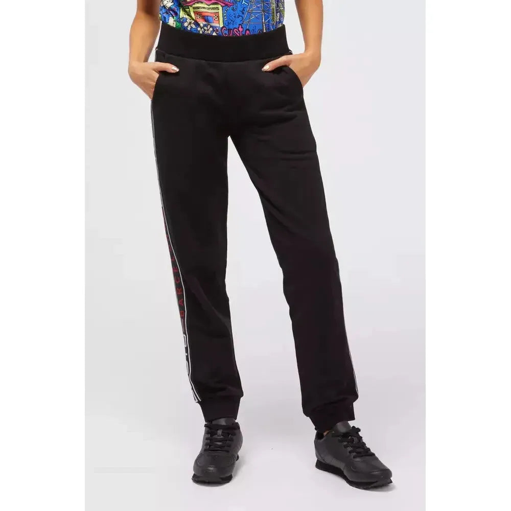 Custo Barcelona Black Cotton Women Sweatpant Custo Barcelona