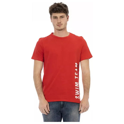 Bikkembergs Red Cotton Men T-Shirt