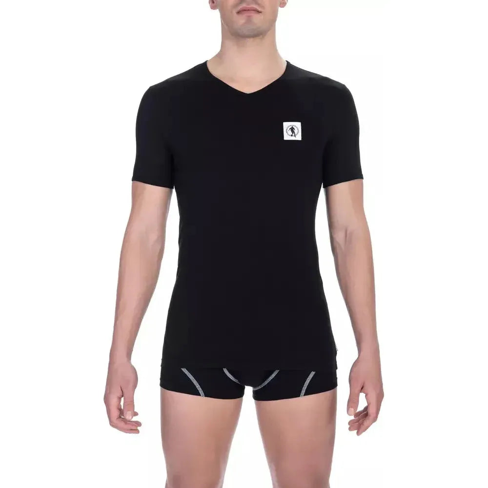 Bikkembergs Black Cotton Men's T-Shirt