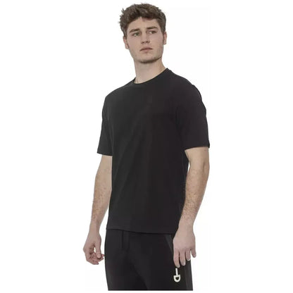 Tond Black Cotton Men T-Shirt