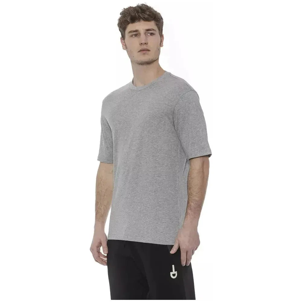 Tond Gray Cotton Men TShirt Tond