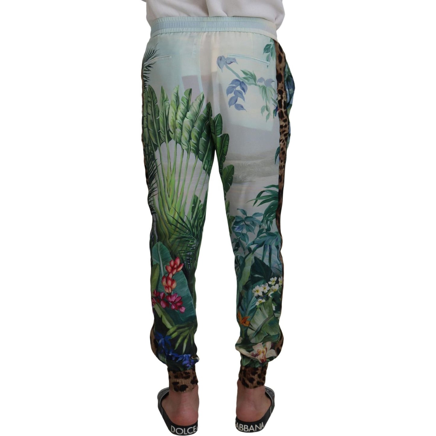 Dolce & Gabbana Multicolor Silk Statement Pants Dolce & Gabbana