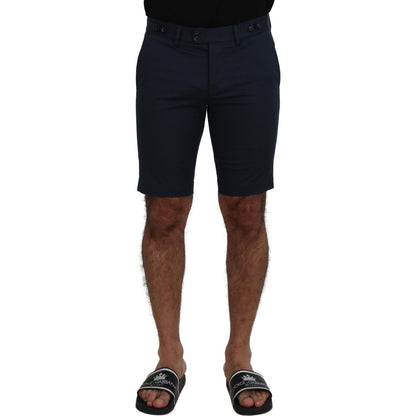 Dolce & Gabbana Blue Bermuda Low Waist Men Shorts