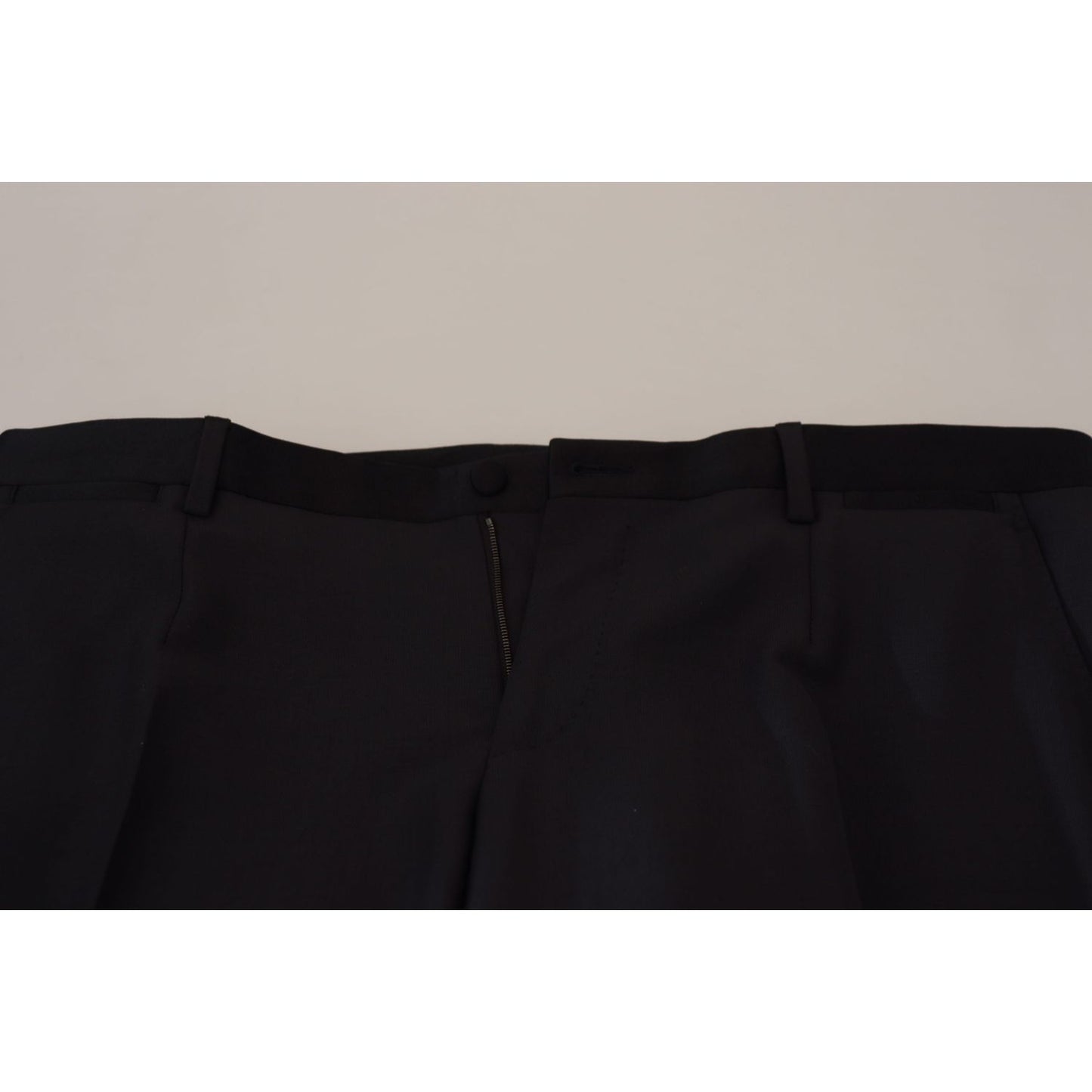 Dolce & Gabbana Elegant Black Wool Blend Trousers Dolce & Gabbana