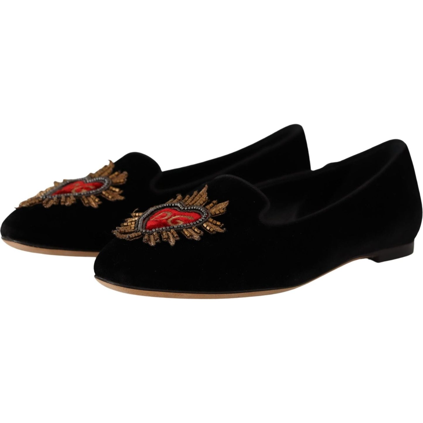 Dolce & Gabbana Elegant Patent Leather Flat Shoes Dolce & Gabbana