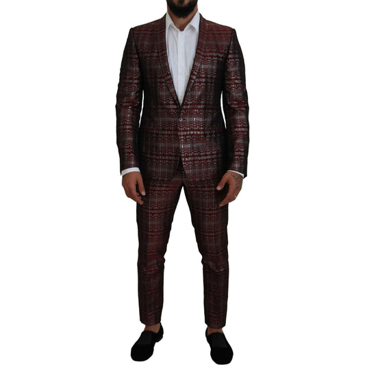 Bordeaux Fantasy Slim Fit Two-Piece Suit