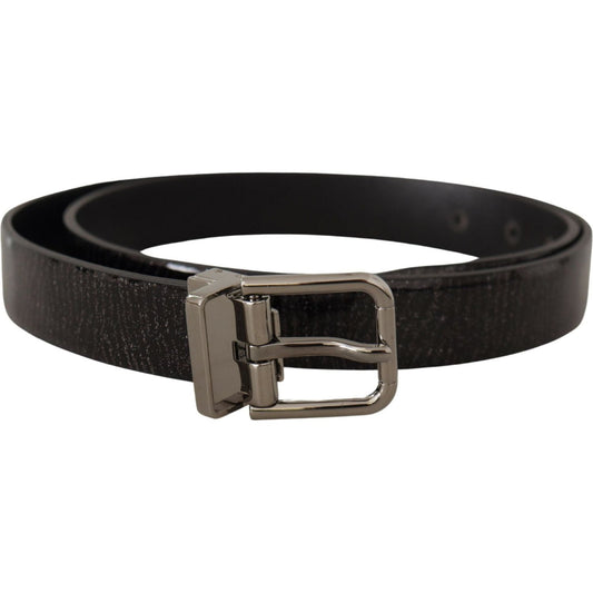 Dolce & Gabbana Black Leather Vernice Metal Buckle Belt1728,67345645728,90 cm / 36 Inches,Accessories,Belts - Accessories,Belts - Men - Accessories,Black,Dolce & Gabbana,Material: Leather,Men,Men - Accessories,New with tags,Regular Belts - Belts - Accesso