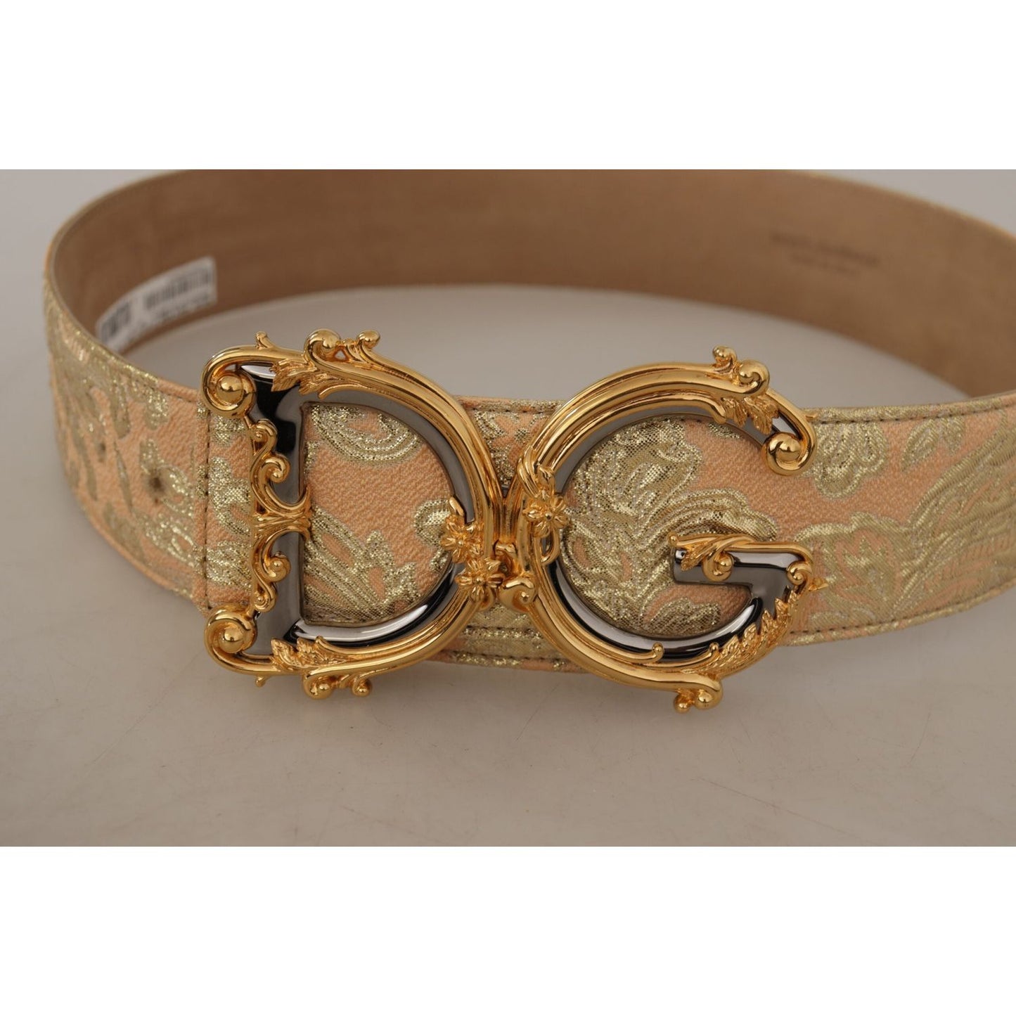 Dolce & Gabbana Elegant Leather Belt with Logo Buckle Dolce & Gabbana