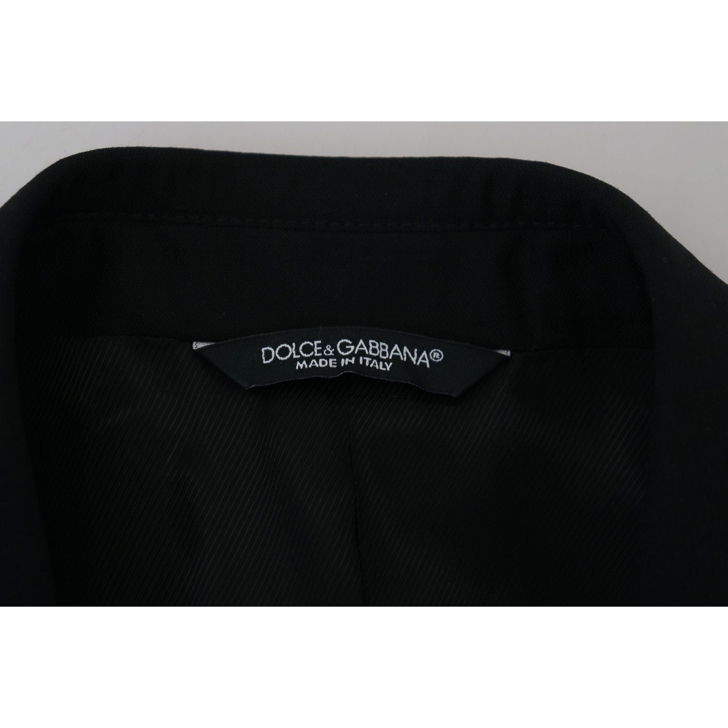 Dolce & Gabbana Black Slim Fit Formal Martini Blazer