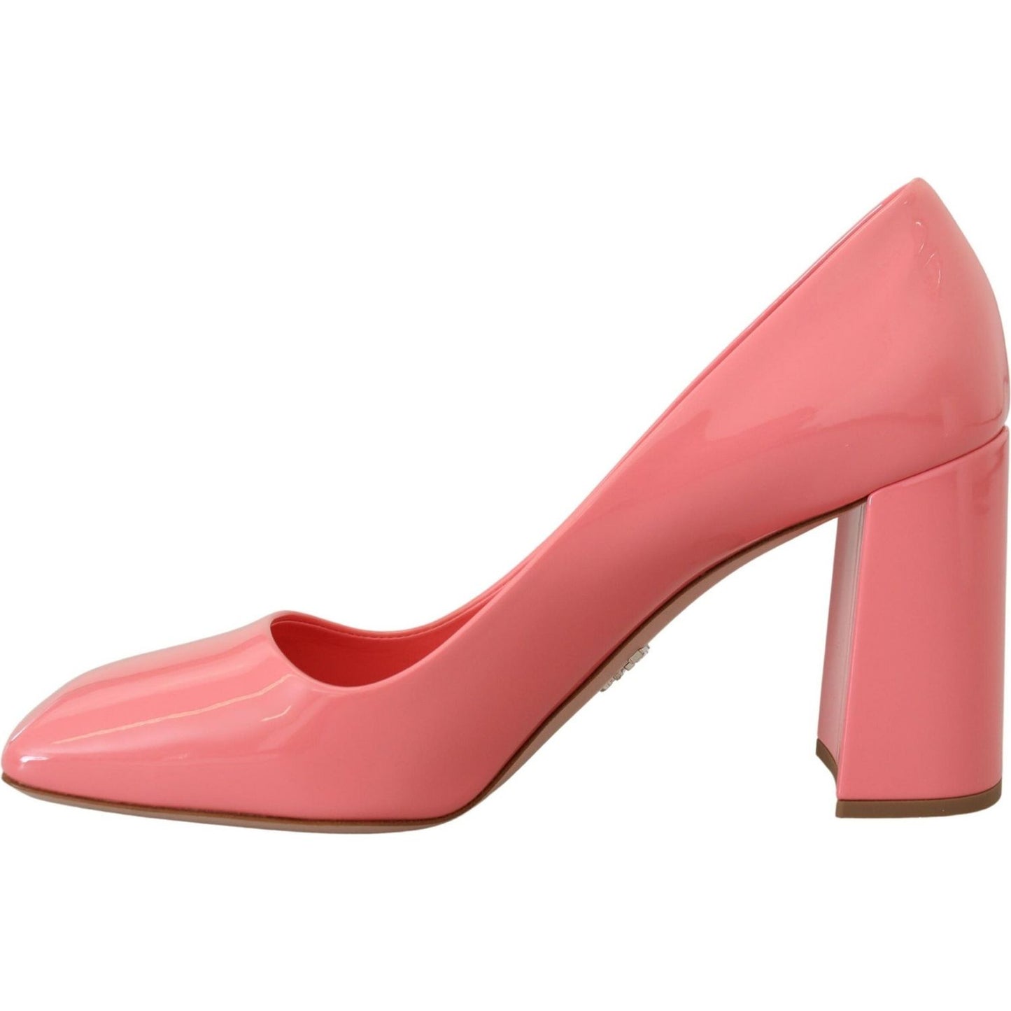 Elegant Square Toe Pink Heels