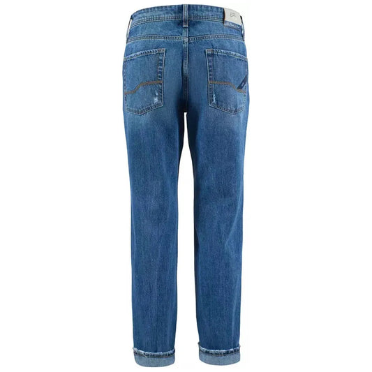 Yes Zee Blue Cotton Men Jeans Yes Zee