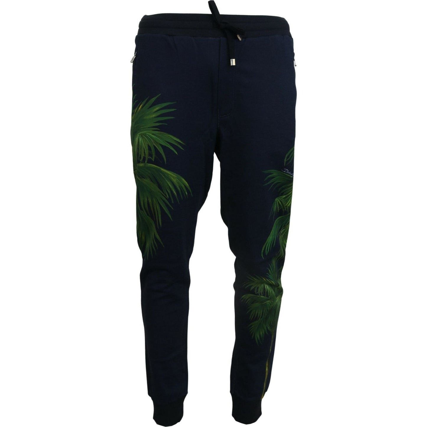 Dolce & Gabbana Elegant Cotton Jogging Pants with Print Design Dolce & Gabbana