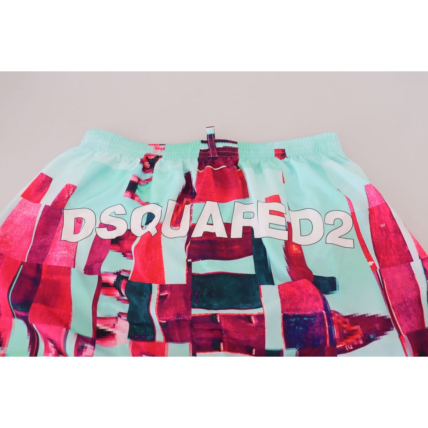 Dsquared² Multicolor Printed Beachwear Shorts Swimwear