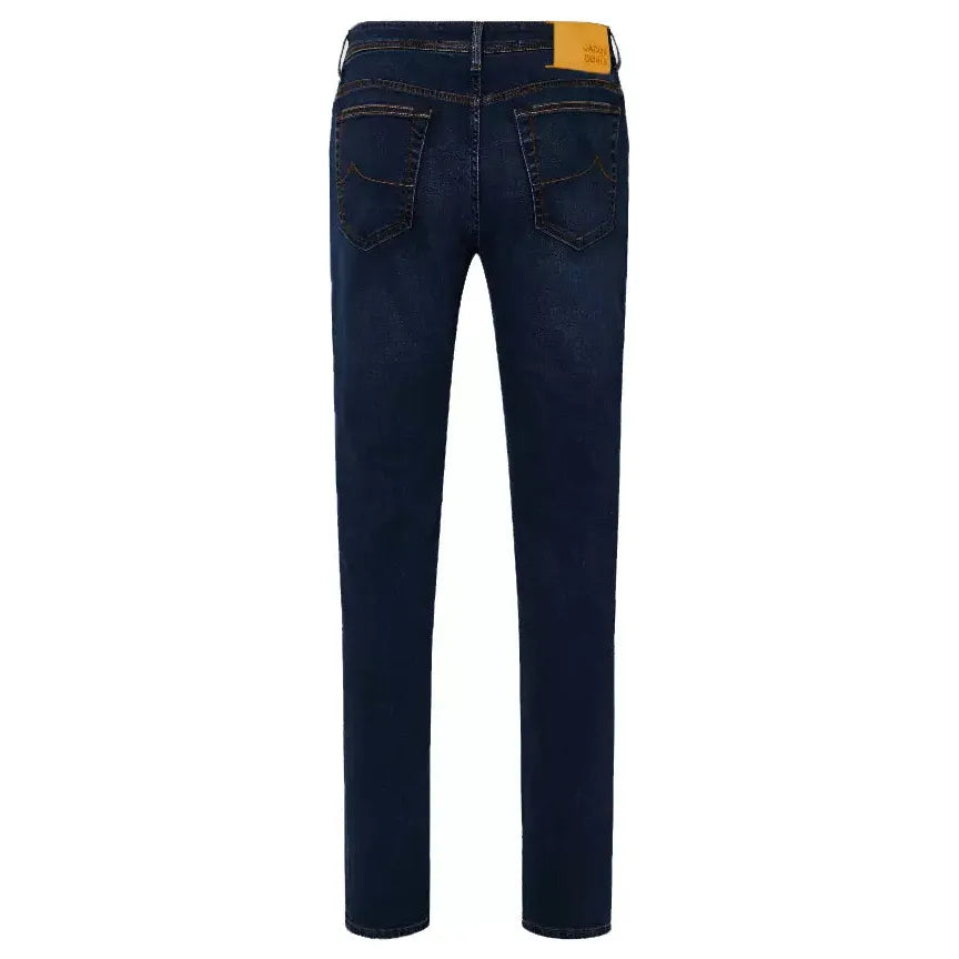 Jacob Cohen Blue Cotton Men Slim-fit Jean Jacob Cohen