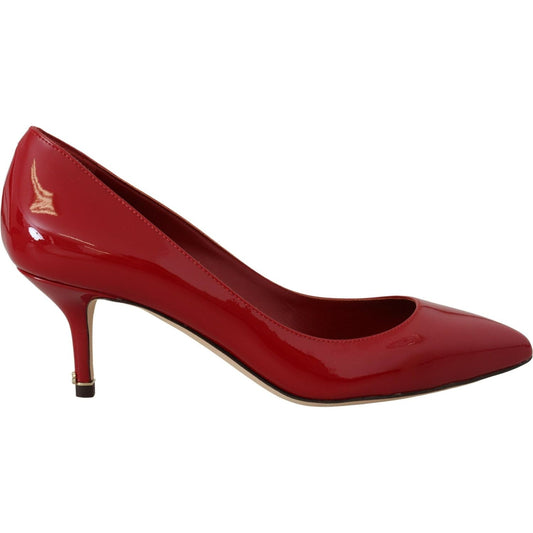 Dolce & Gabbana Exquisite Red Patent Leather Pumps Dolce & Gabbana