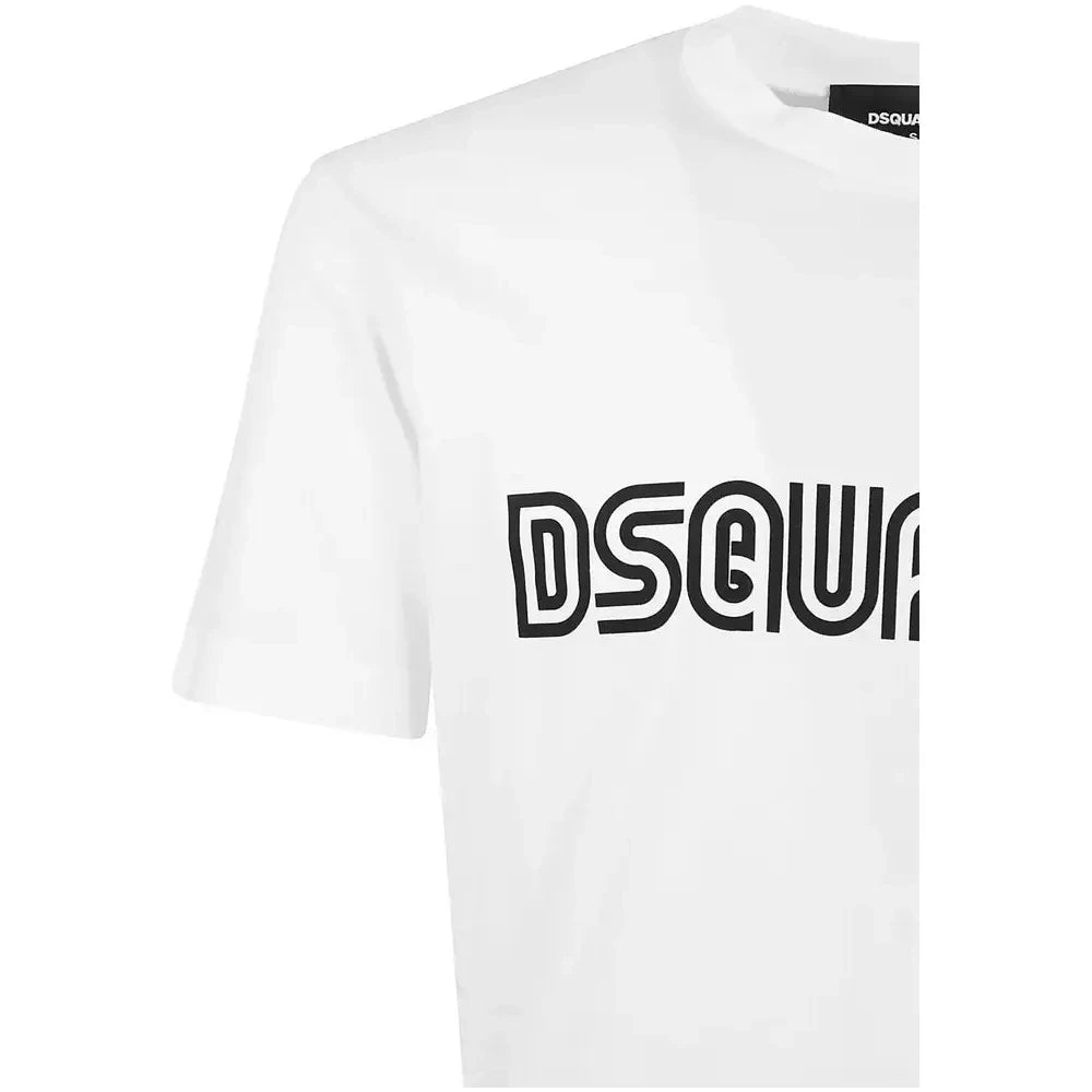 Dsquared² Elevated Classic White Cotton Tee Dsquared²