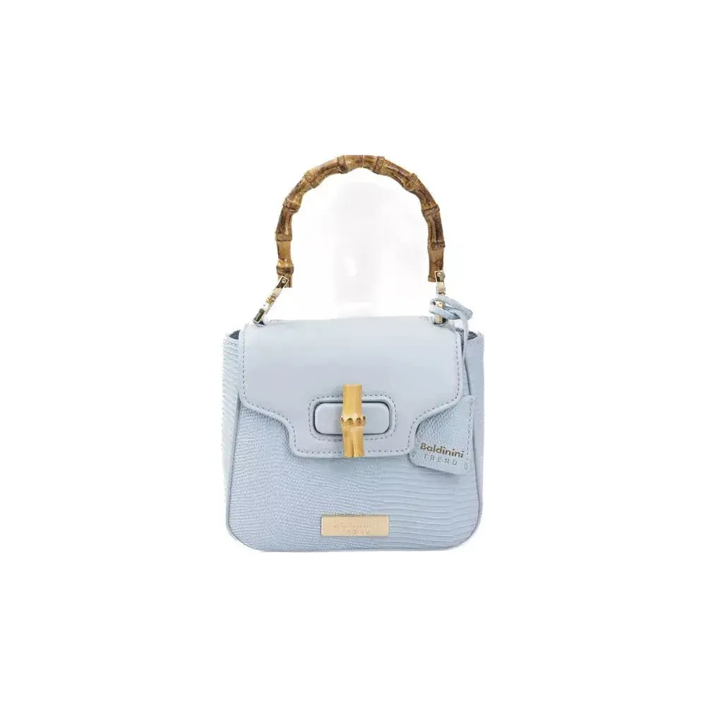 Baldinini Trend Light Blue Polyurethane Women Crossbody Baldinini Trend