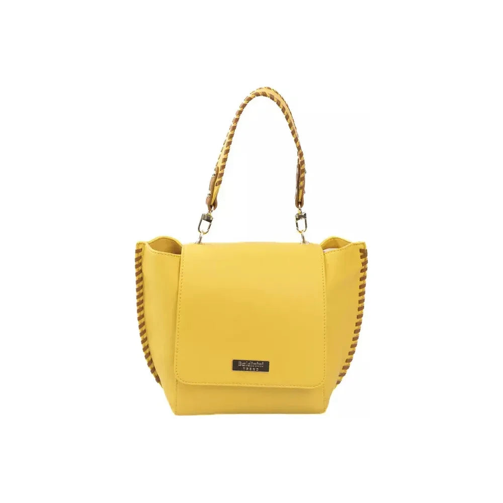 Baldinini Trend Yellow Polyurethane Women Crossbody Baldinini Trend