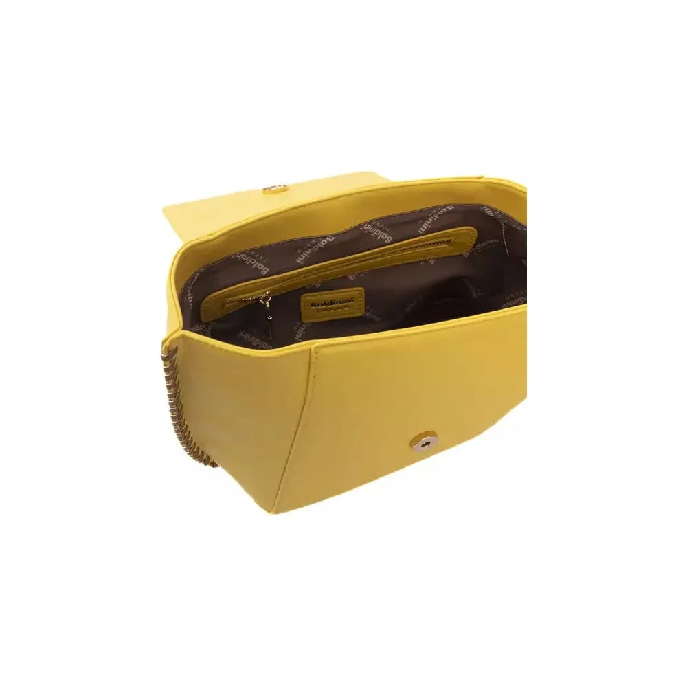 Baldinini Trend Yellow Polyurethane Women Crossbody Baldinini Trend