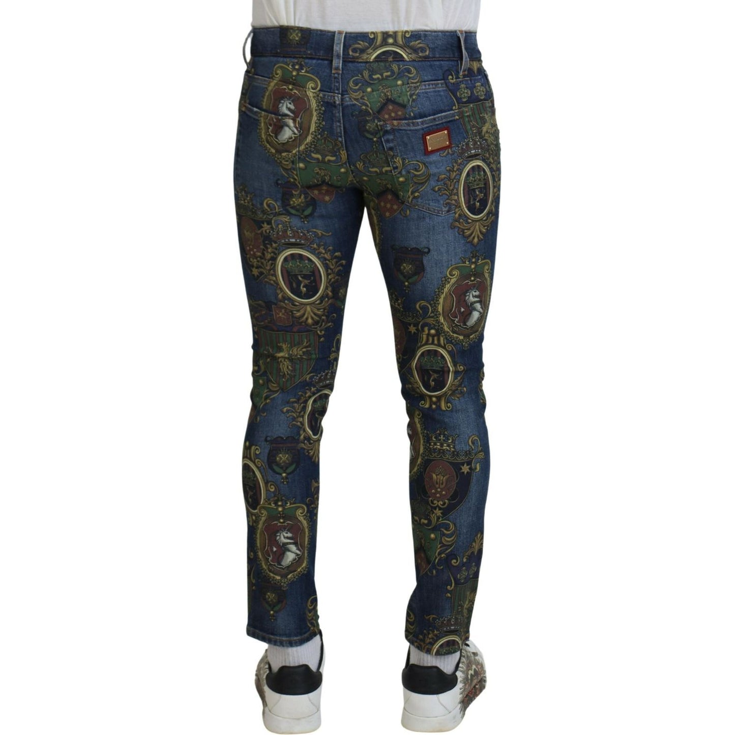 Dolce & Gabbana Elegant Slim-Fit Blue Denim Jeans Dolce & Gabbana