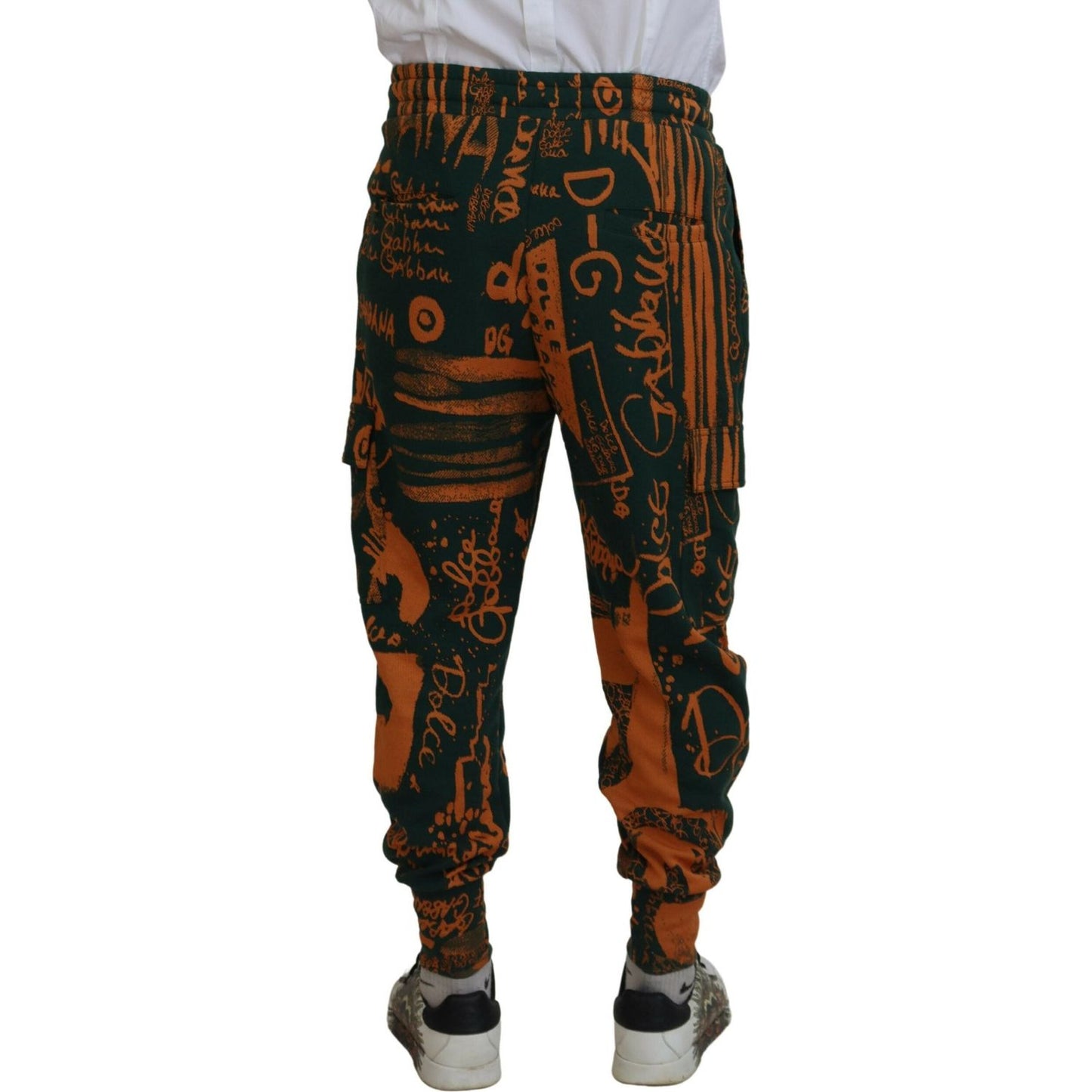 Dolce & Gabbana Multicolor Silk Blend Jogger Cargo Pants Dolce & Gabbana