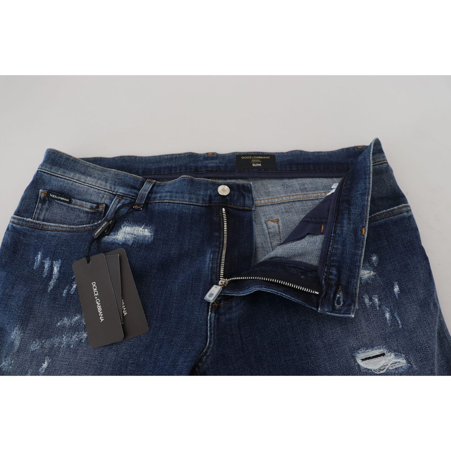 Dolce & Gabbana Elegant Skinny Blue Jeans Dolce & Gabbana