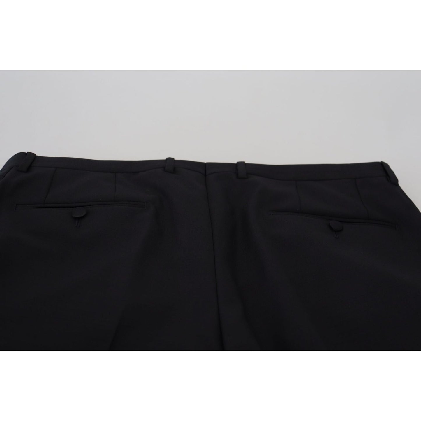 Dolce & Gabbana Elegant Black Dress Pants from Virgin Wool Blend Dolce & Gabbana