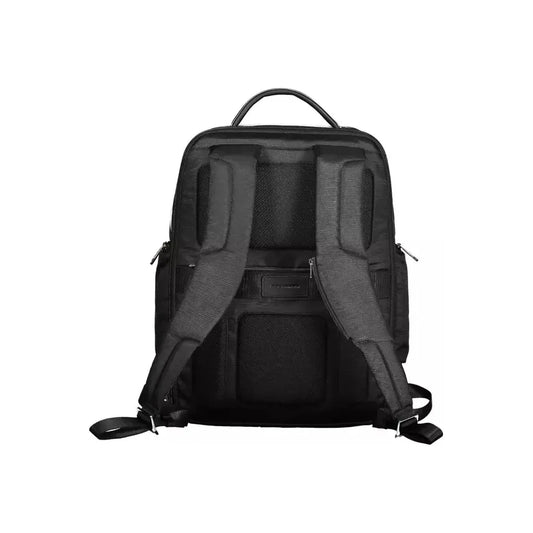 Piquadro Black RPET Men Backpack Piquadro