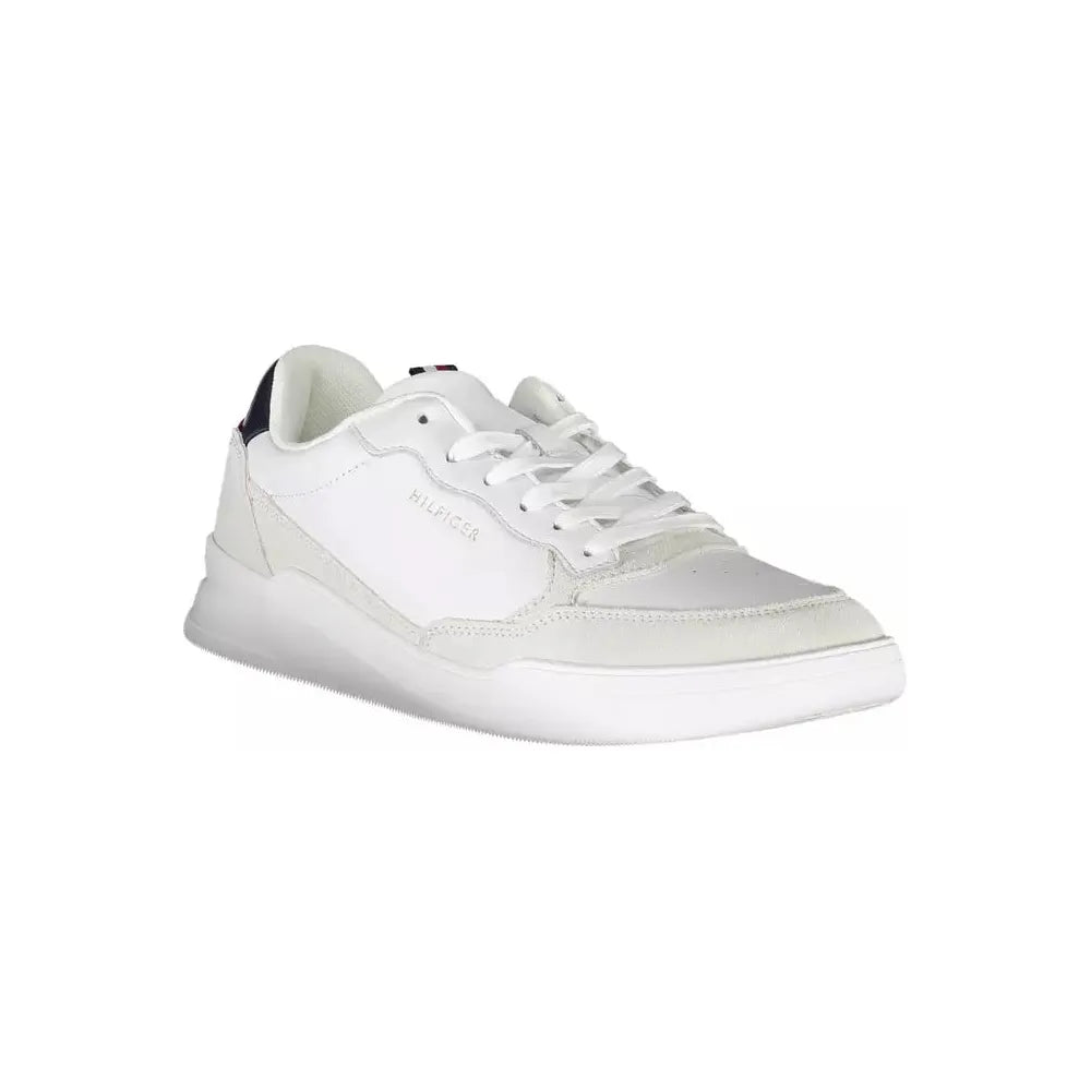 Tommy Hilfiger White Leather Men Sneaker