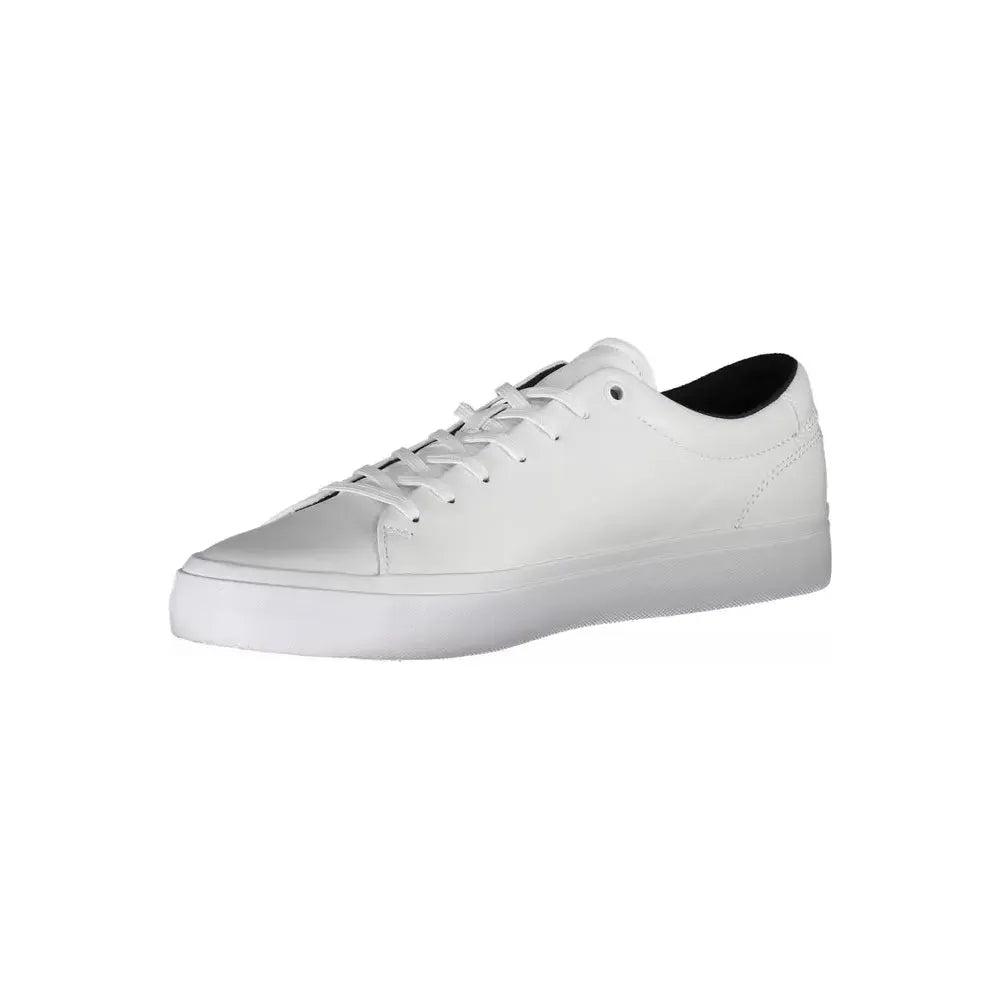 Tommy Hilfiger White Leather Men Sneaker