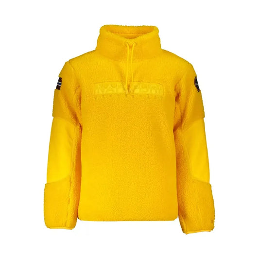 Napapijri Yellow Polyester Men Sweater Napapijri