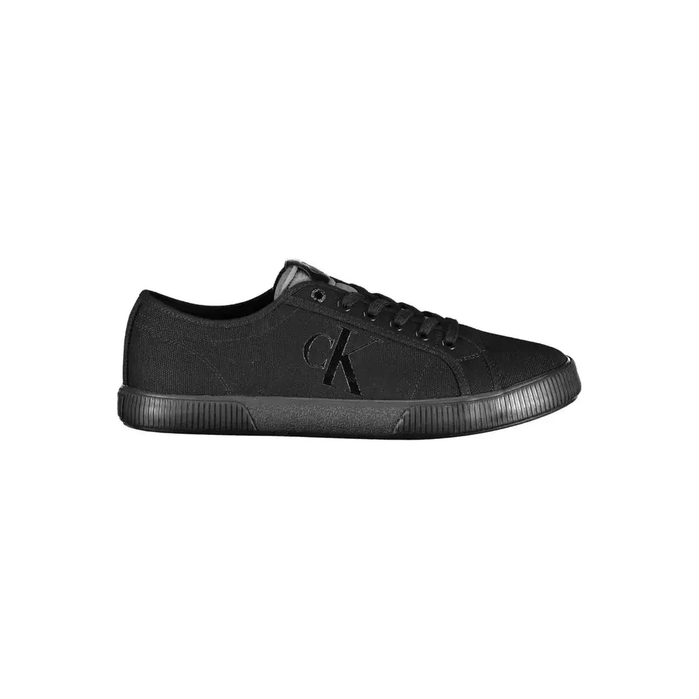 Calvin Klein Black Cotton Men Sneaker Calvin Klein