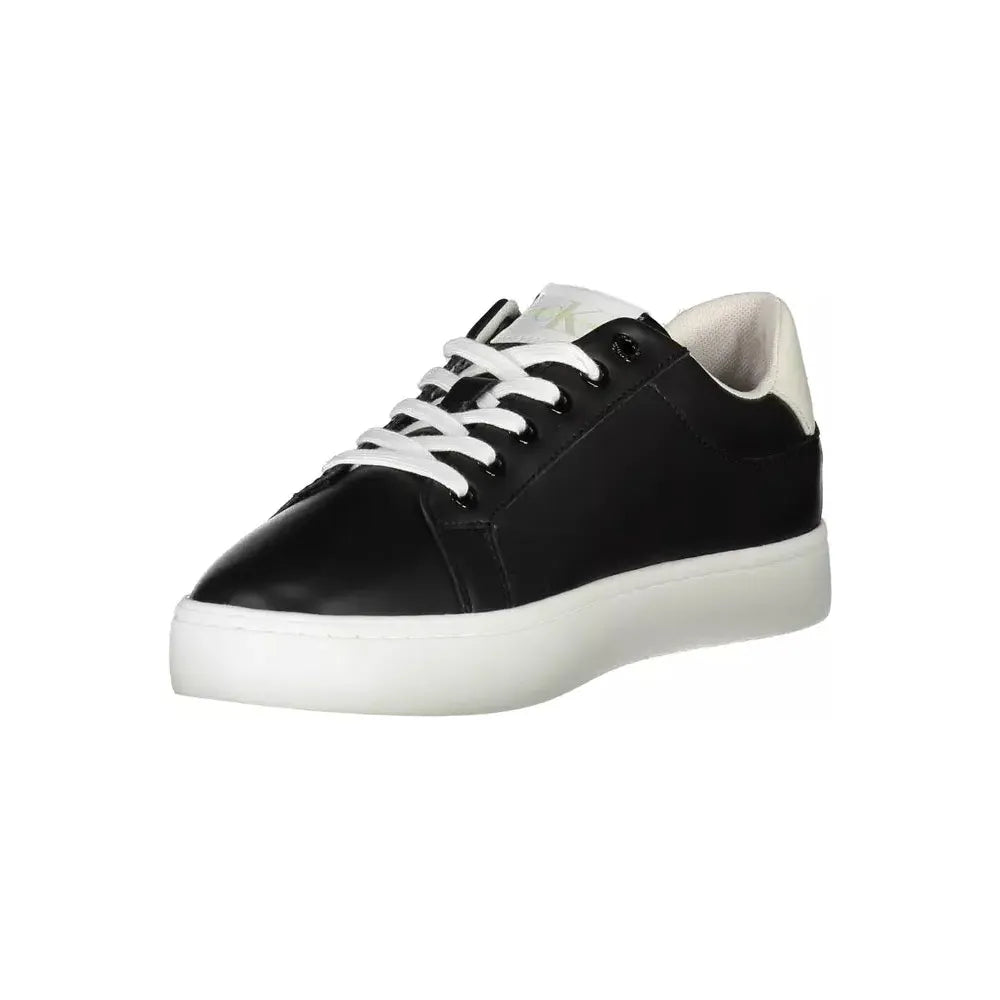 Calvin Klein Black Polyester Men Sneaker Calvin Klein