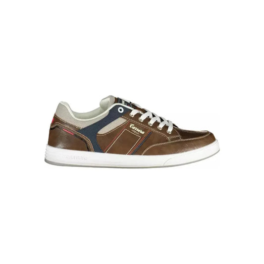 Eclectic Brown Carrera Sneakers with Contrasting Accents Carrera