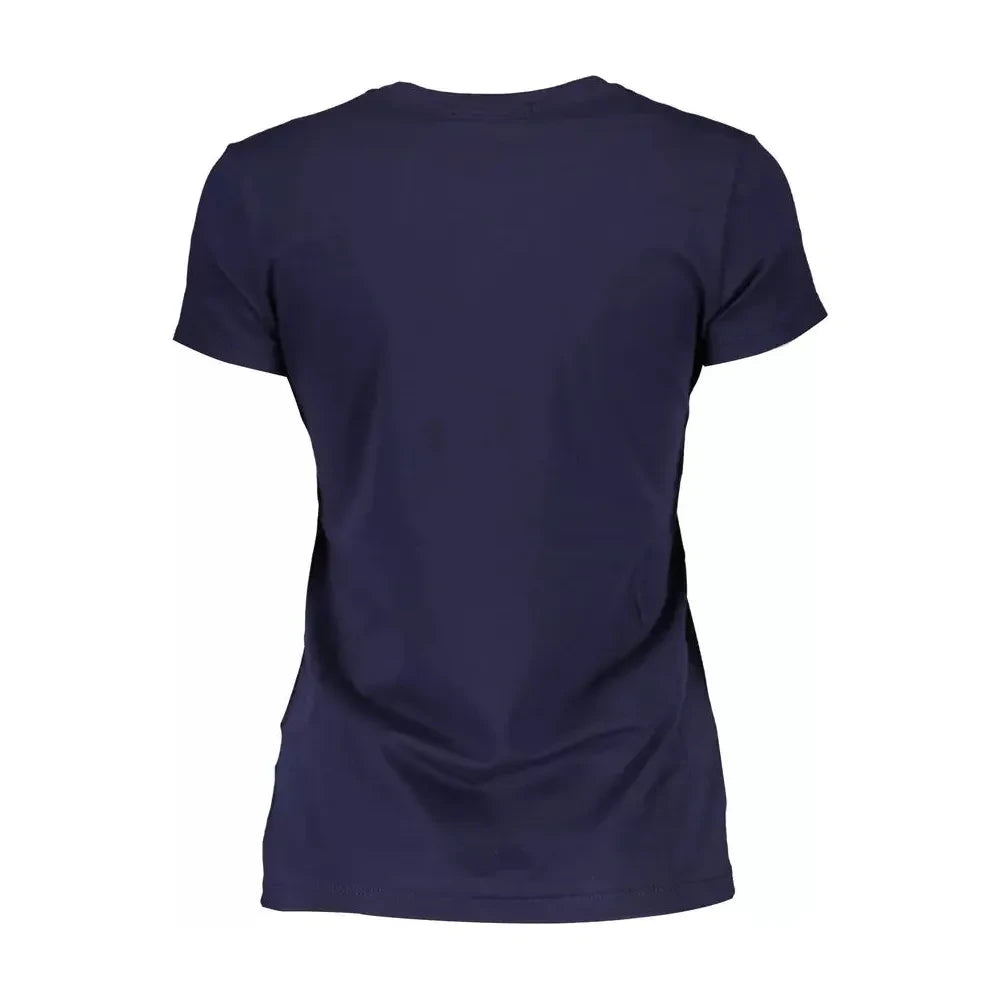 Scervino Street Sparkling Crew Neck Tee in Blue Scervino Street