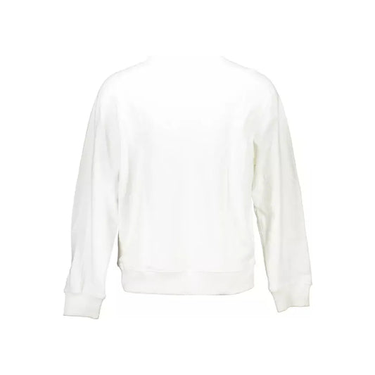 Calvin Klein White Cotton Men Sweater Calvin Klein