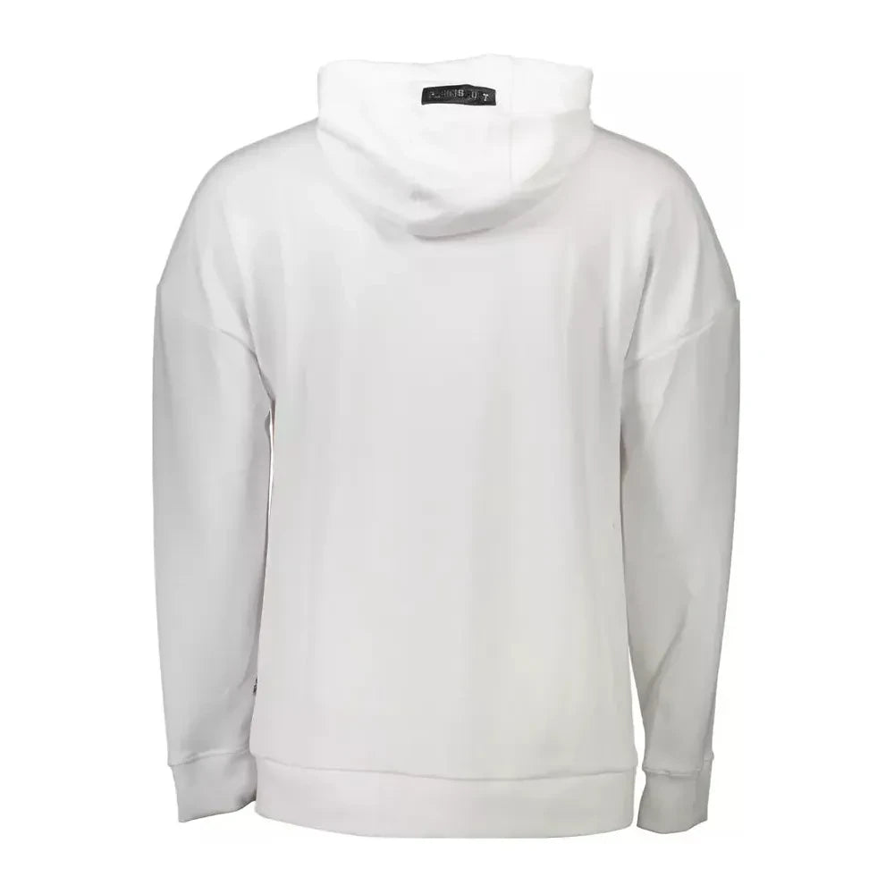 Plein Sport White Cotton Men Sweater Plein Sport