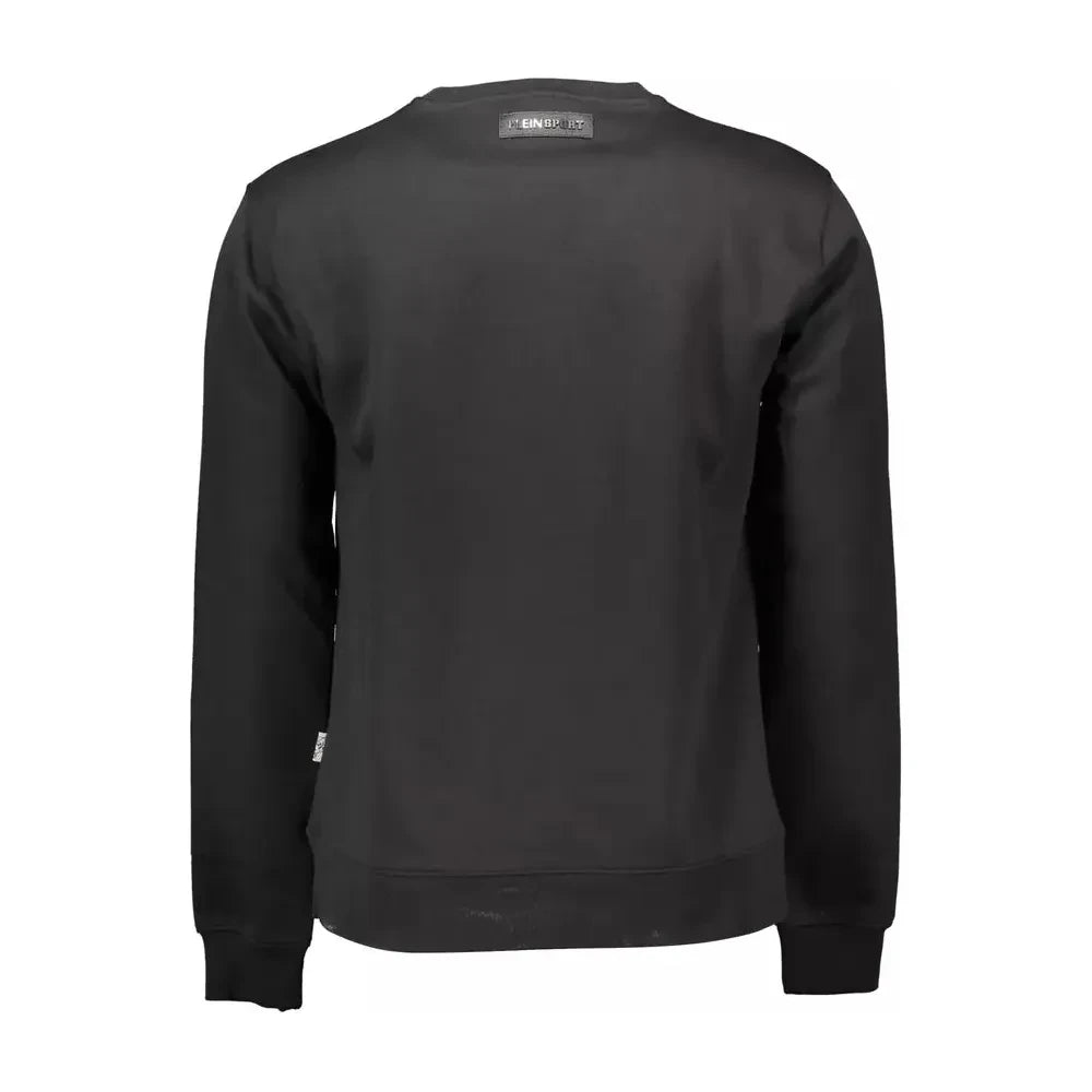 Plein Sport Black Cotton Men Sweater Plein Sport